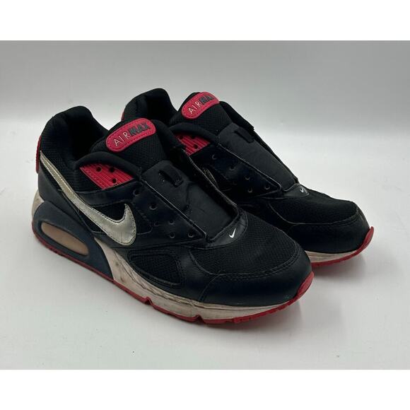 Nike Shoes - Nike Air Max IVO Lace Up Sneakers Black Pink 580519 002 Womens 8.5